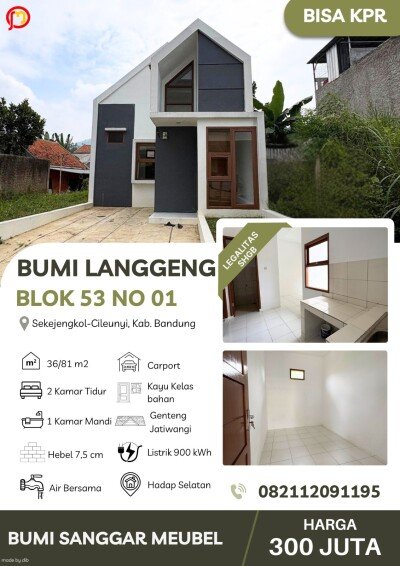 RUMAH CICIL LANGSUNG DEVELOPER BANDUNG